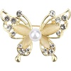 image:imageBrooch Pin for Women Rhinestone Peacock Crystal Delicate Animal Brooch Lapel Pins Girls Fashion Jewelry Gift for Christmas Brooch Birthday Jewelry GiftSingle butterfly