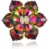 Iridescent Color Crystal Brooch Pin