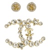 image:imageCrystal Rhinestone Brooch and Stud Earrings Jewelry Set