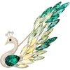 Green Peacock Fan