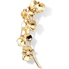 image:imageGold Flower Brooch Pin for Women Retro Pearl Orchid Flower Brooches for Women Alloy Butterfly Orchid Floral Pearl Brooch Phalaenopsis Broaches Scarf Dress Clothes Hat Wedding Party Fashion Jewelry
