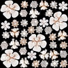 Gold Silver 40pcs 10style