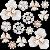 SILVER GOLD 14pcs 7styles