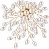 image:imagePearl Flower Brooch Pin Floral Flower Pearl Brooch Pins for Women Dress