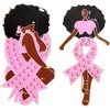 image:imagePink Ribbon Pin Breast Cancer Gifts for Women Girls Breast Cancer Awareness Lapel Pins Hope Love Fight Hope Official Ribbon Pins Breast Cancer Brooch2Pcs