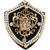 image:imageRetro Royal Crown Brooch Pins for Women Vintage Gold Brooch for MenBlack