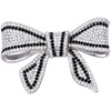 image:imageRhinestone Black Flower Brooches Women Vintage Antique Silver Brooch Pin Elegant Exquisite BrochesBowknitstyle05