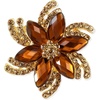 image:imageVintage Flower Brooch for WomenBrown