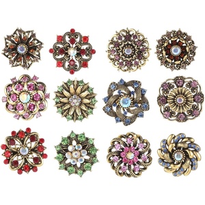image:image12Pcs Brooches and Pins for Women Vintage Flower Brooches