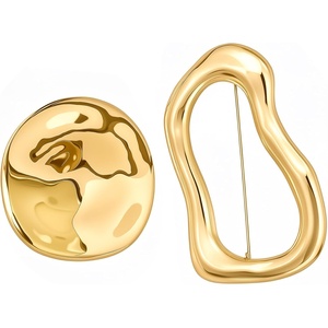 image:image2PCS Gold Brooches and Pins for Women Vintage Pins Brooches