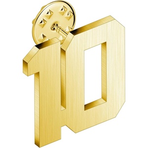 image:imageAMITER Personalized 0100 Number Lapel Pins 18K Gold Brooch Pin Tie Tacks for Suits Neckties Hats Men amp Women10