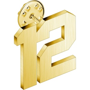 image:imageAMITER Personalized 0100 Number Lapel Pins 18K Gold Brooch Pin Tie Tacks for Suits Neckties Hats Men amp Women12