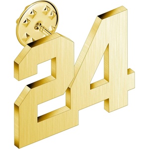 image:imageAMITER Personalized 0100 Number Lapel Pins 18K Gold Brooch Pin Tie Tacks for Suits Neckties Hats Men amp Women24