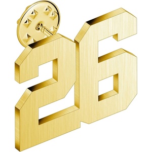 image:imageAMITER Personalized 0100 Number Lapel Pins 18K Gold Brooch Pin Tie Tacks for Suits Neckties Hats Men amp Women26