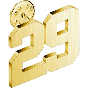 image:imageAMITER Personalized 0100 Number Lapel Pins 18K Gold Brooch Pin Tie Tacks for Suits Neckties Hats Men amp Women29