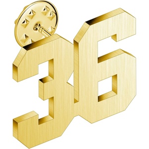 image:imageAMITER Personalized 0100 Number Lapel Pins 18K Gold Brooch Pin Tie Tacks for Suits Neckties Hats Men amp Women36