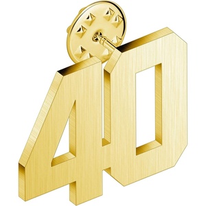 image:imageAMITER Personalized 0100 Number Lapel Pins 18K Gold Brooch Pin Tie Tacks for Suits Neckties Hats Men amp Women40