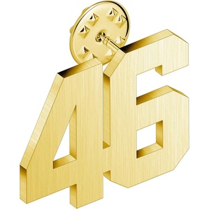 image:imageAMITER Personalized 0100 Number Lapel Pins 18K Gold Brooch Pin Tie Tacks for Suits Neckties Hats Men amp Women46