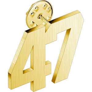image:imageAMITER Personalized 0100 Number Lapel Pins 18K Gold Brooch Pin Tie Tacks for Suits Neckties Hats Men amp Women47