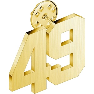 image:imageAMITER Personalized 0100 Number Lapel Pins 18K Gold Brooch Pin Tie Tacks for Suits Neckties Hats Men amp Women49