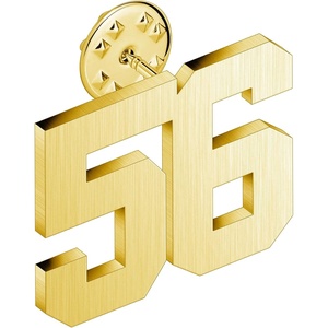 image:imageAMITER Personalized 0100 Number Lapel Pins 18K Gold Brooch Pin Tie Tacks for Suits Neckties Hats Men amp Women56