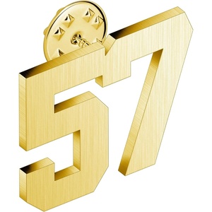 image:imageAMITER Personalized 0100 Number Lapel Pins 18K Gold Brooch Pin Tie Tacks for Suits Neckties Hats Men amp Women57