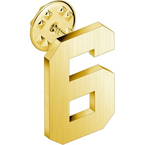 image:imageAMITER Personalized 0100 Number Lapel Pins 18K Gold Brooch Pin Tie Tacks for Suits Neckties Hats Men amp Women6