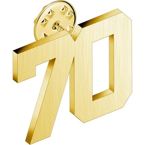 image:imageAMITER Personalized 0100 Number Lapel Pins 18K Gold Brooch Pin Tie Tacks for Suits Neckties Hats Men amp Women70