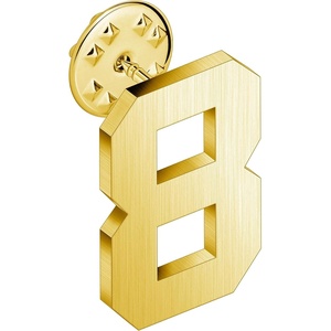 image:imageAMITER Personalized 0100 Number Lapel Pins 18K Gold Brooch Pin Tie Tacks for Suits Neckties Hats Men amp Women8