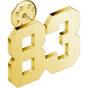 image:imageAMITER Personalized 0100 Number Lapel Pins 18K Gold Brooch Pin Tie Tacks for Suits Neckties Hats Men amp Women83