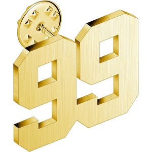 image:imageAMITER Personalized 0100 Number Lapel Pins 18K Gold Brooch Pin Tie Tacks for Suits Neckties Hats Men amp Women99