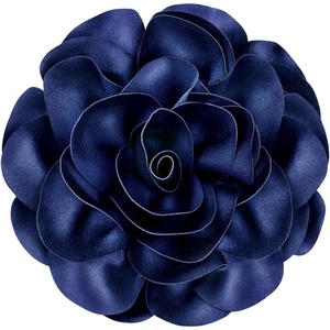 image:imageCicy Bell Womens 75 Extra Large Satin Rose Brooch PinNavy