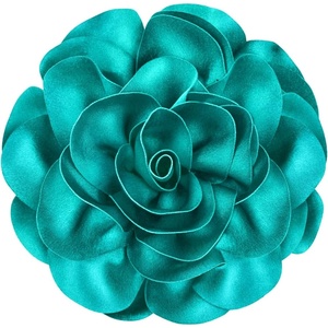 image:imageCicy Bell Womens 75 Extra Large Satin Rose Brooch PinTurquoise
