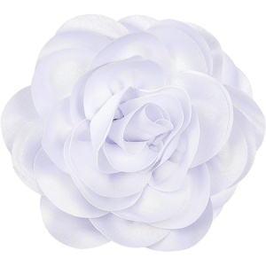 image:imageCicy Bell Womens 75 Extra Large Satin Rose Brooch PinWhite