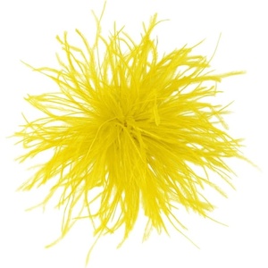 image:imageElegant Extra Large Feather Flower Brooch Pin for Women Men Fashion Oversized Floral Lapel Pins Shawl Dress Suit Suit Ceremony Clothes Accessories Dance Banquet Wedding Party Jewelry 300mmYellow