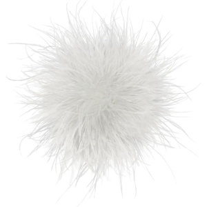 image:imageElegant Extra Large Feather Flower Brooch Pin for Women Men Fashion Oversized Floral Lapel Pins Shawl Dress Suit Suit Ceremony Clothes Accessories Dance Banquet Wedding Party Jewelry 300mmWhite