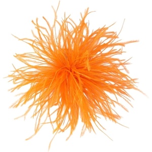 image:imageElegant Extra Large Feather Flower Brooch Pin for Women Men Fashion Oversized Floral Lapel Pins Shawl Dress Suit Suit Ceremony Clothes Accessories Dance Banquet Wedding Party Jewelry 300mmOrange