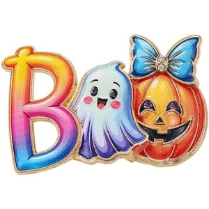 image:imageHalloween Ghost Brooches Pins Costume JewelryBlack  Pink  Gold