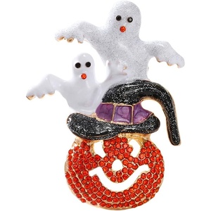 image:imageHalloween Ghost Brooches Pins Costume JewelryOrange