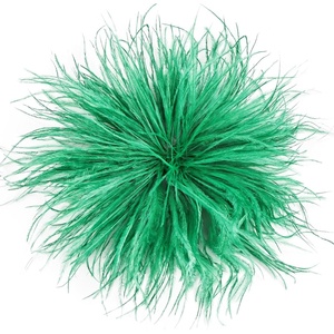 image:imageTHARAHT Feather Flower Brooch Pin 150mm Elegant Floral Lapel Pin for Women Men Suit Dress Shawl Accessory for Wedding Party Banquet Dance Banquet Fashion Jewelry Clothes AccessoriesGrass Green