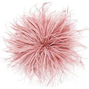 image:imageTHARAHT Feather Flower Brooch Pin 150mm Elegant Floral Lapel Pin for Women Men Suit Dress Shawl Accessory for Wedding Party Banquet Dance Banquet Fashion Jewelry Clothes AccessoriesDirty Pink