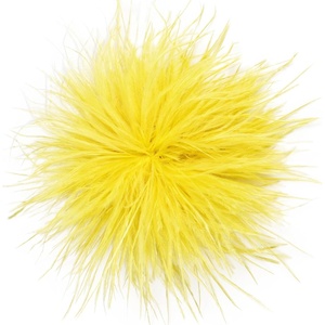 image:imageTHARAHT Feather Flower Brooch Pin 150mm Elegant Floral Lapel Pin for Women Men Suit Dress Shawl Accessory for Wedding Party Banquet Dance Banquet Fashion Jewelry Clothes AccessoriesYellow