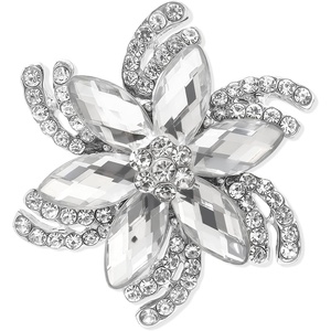 image:imageVintage Flower Brooch for WomenWhiteSilver
