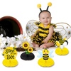 image:imageOutus 9 Pcs Bee Baby Shower Centerpieces Honeycomb Party Decorations