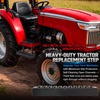 image:imageOutus 1 Pcs Heavy Duty Tractor Step 12 x 475in Bare Steel DIY Truck StepBlack