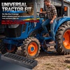 image:imageOutus 1 Pcs Heavy Duty Tractor Step 12 x 475in Bare Steel DIY Truck StepBlack