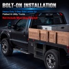 image:imageOutus 1 Pcs Heavy Duty Tractor Step 12 x 475in Bare Steel DIY Truck StepBlack