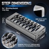 image:imageOutus 1 Pcs Heavy Duty Tractor Step 12 x 475in Bare Steel DIY Truck StepSilver