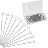 image:imageOutus 100 Pieces Boutonniere Pins Pearl Pins for Bouquet Faux Pearl Wedding