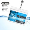 image:imageOutus 2 Pack Retractable Badge Lanyard with ID Holders Gold SilverBlack  Gray